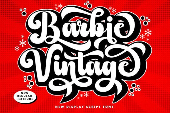 Barbie Vintage: A Font That Brings Retro Pop Art to Life