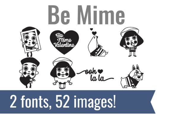 Be Mime Dingbats: A Whimsical Toolkit for Silent Storytelling