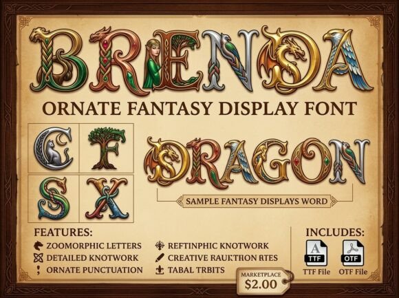 Brenda: A Display Font with a Bold Voice