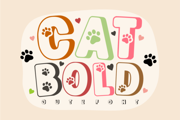 Cat Bold: A Playful Typeface for Pawsitive Branding
