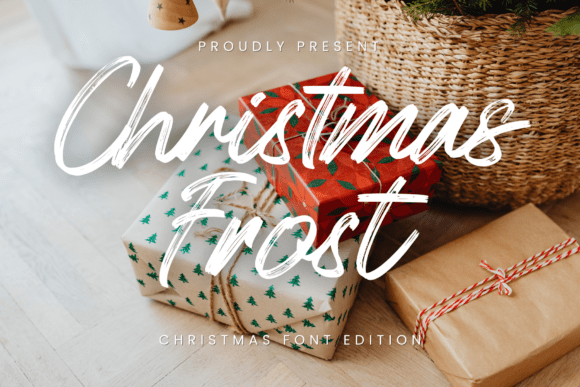 Christmas Frost: A Brush Font for Winter Warmth
