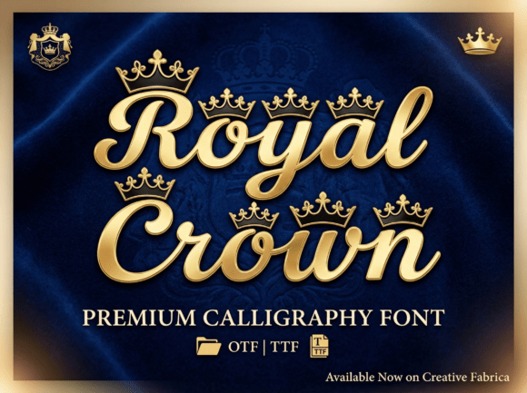 Designing with the Royal Crown Monogram Font