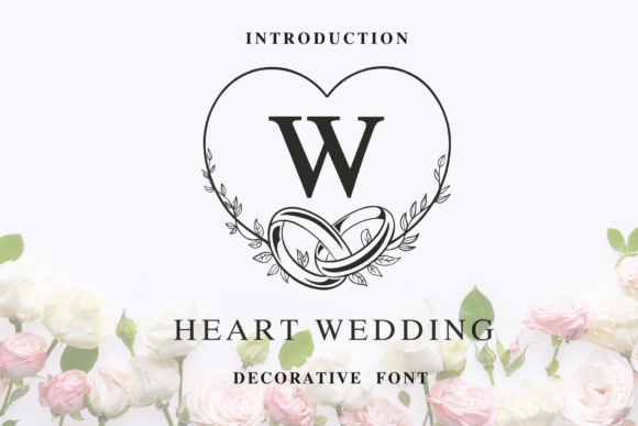 Heart Wedding Monogram: Weaving Romance into Every Design