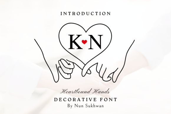 Heartbound Hands: A Creative Font for Personal Touches
