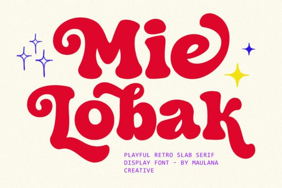 Mie Lobak: Your Ticket to Groovy Retro Typography