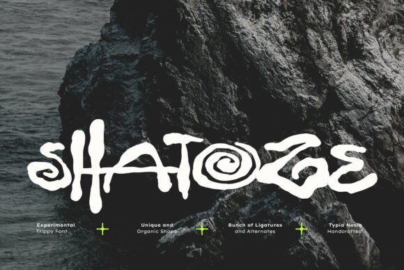 Shatoze: The Raw, Experimental Font for Bold Projects