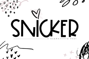 The Charm of Snicker: A Creative Display Font