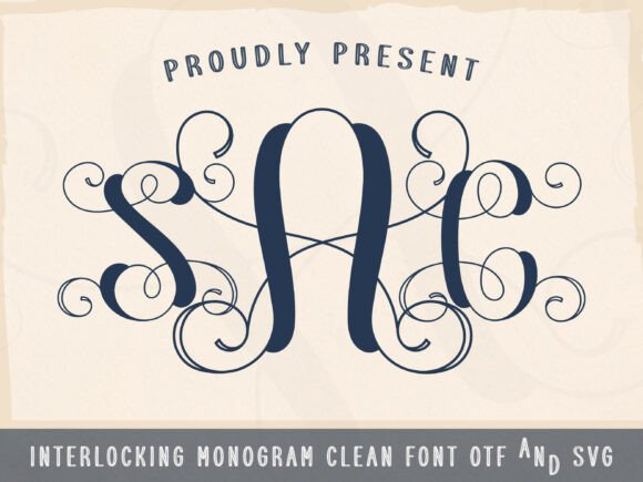 The Organic Flow of Interlocking Vine Monogram